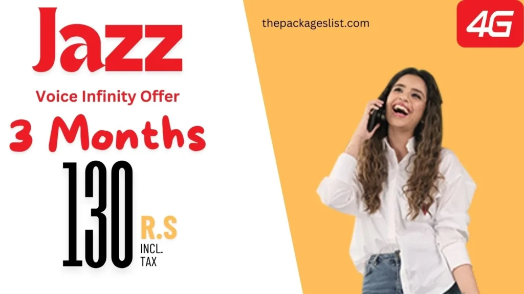 Jazz 3 Months Call Package – Jazz Voice Infinity Offer