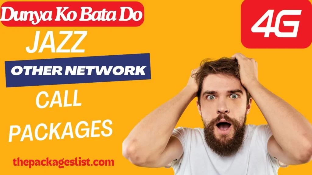 Jazz Other Network Call Packages daily weekly and monthly